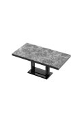 Stół Quadro 120 Marble White Hg+Biały Super Print (Hg/Mat)